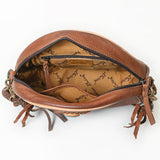 American Darling Canteen Bag Full Grain Genuine Leather Western Women | Handbag Purse Travel Clutch