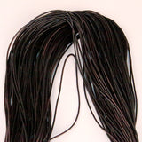 HILASON Thin Round Genuine Leather Cord Thread Lacing 2 Ft and 3 Ft Lengths Beading & Repairs DIY Crafts