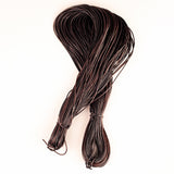 HILASON Thin Round Genuine Leather Cord Thread Lacing 2 Ft and 3 Ft Lengths Beading & Repairs DIY Crafts