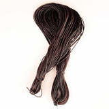 HILASON Thin Round Genuine Leather Cord Thread Lacing 2 Ft and 3 Ft Lengths Beading & Repairs DIY Crafts