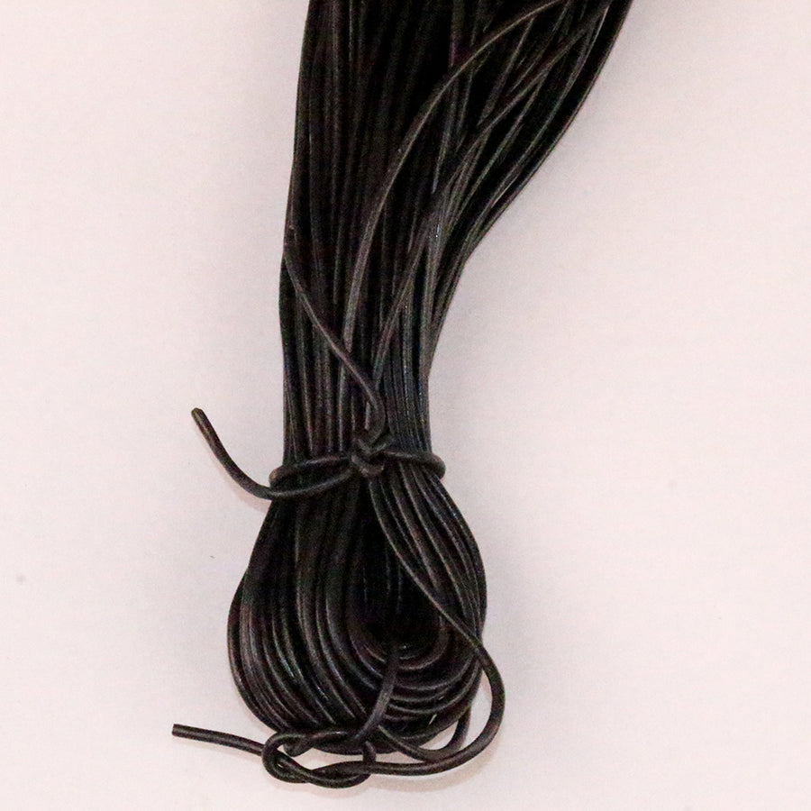 HILASON Thin Round Genuine Leather Cord Thread Lacing 2 Ft and 3 Ft Lengths Beading & Repairs DIY Crafts