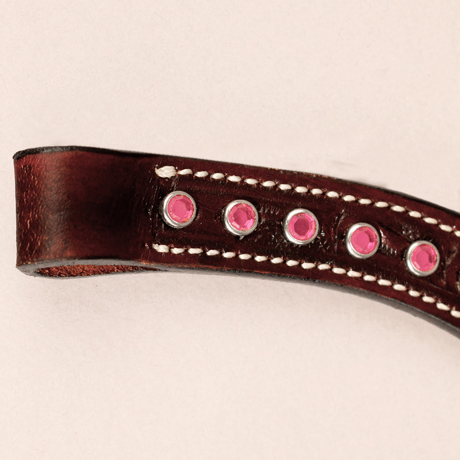 HILASON Leather One Ear Headstall Ear Piece Replacement Detachable Ear-Loop