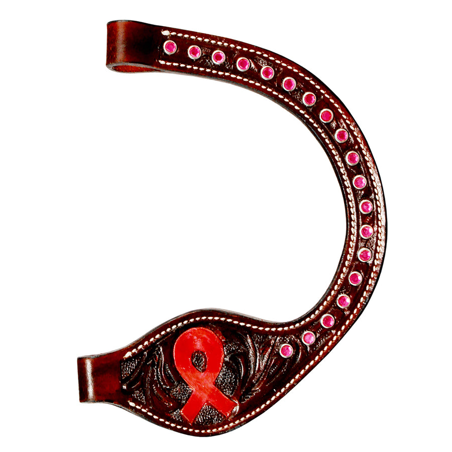 HILASON Leather One Ear Headstall Ear Piece Replacement Detachable Ear-Loop - Uhorse