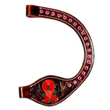 HILASON Leather One Ear Headstall Ear Piece Replacement Detachable Ear-Loop