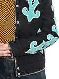 American Darling Western Apparel Embroidered Woolen Fabric Handcrafted Heritage Jacket with Braided Accents for Women