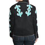 American Darling Western Apparel Embroidered Woolen Fabric Handcrafted Heritage Jacket with Braided Accents for Women