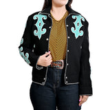 American Darling Western Embroidered Apparel - Artisan Handcrafted Woolen Jacket - Uhorse