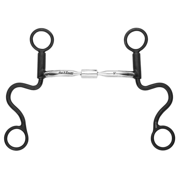 BAR H EQUINE W. Antique Short Shank Bit with Comfort Mouthpiece & by Hilason – Cowboy and equestrian accessories