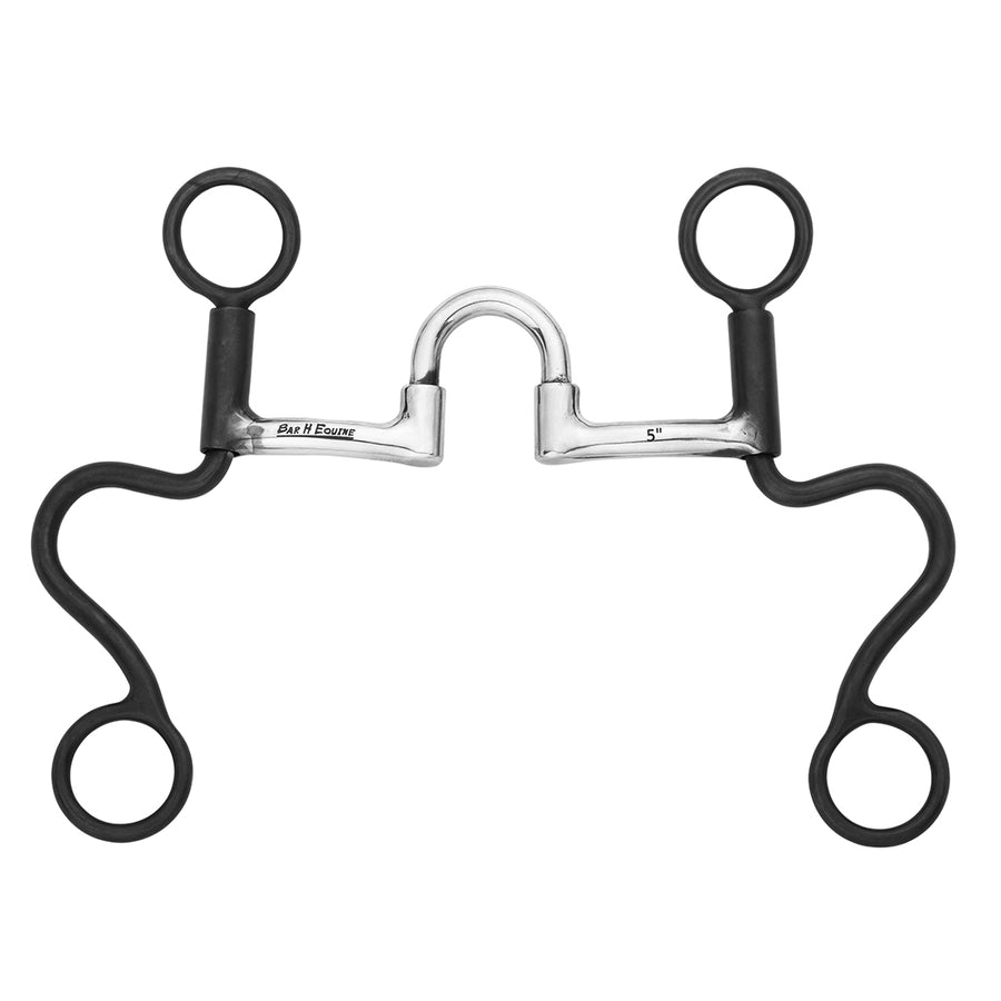 BAR H EQUINE Western Antique Argentine Shank Bit with Correction Mouthpiece - Uhorse