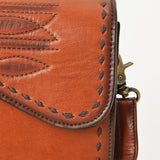 American Darling Small Crossbody Genuine Full Grain Leather Women Bag Western Handbag