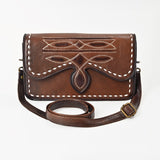 American Darling Full Grain Leather Crossbody Shoulder Bag Women Adjustable Strap