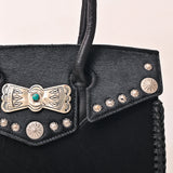 American Darling Women's Tote Bag Western Hair-On Genuine Leather Handbag