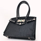 American Darling Women's Tote Bag Western Hair-On Genuine Leather Handbag