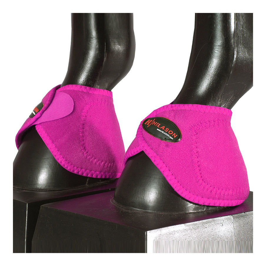 HILASON Ballistic Overreach Bell Boots for Horses Protective, Shock Absorbing, Durable and Comfortable Quick Wrap - Uhorse
