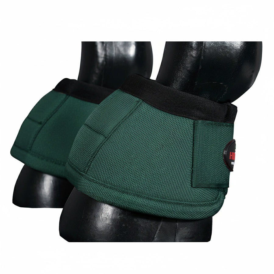 HILASON Ballistic Overreach Bell Boots for Horses Protective, Shock Absorbing, Durable and Comfortable Quick Wrap - Uhorse