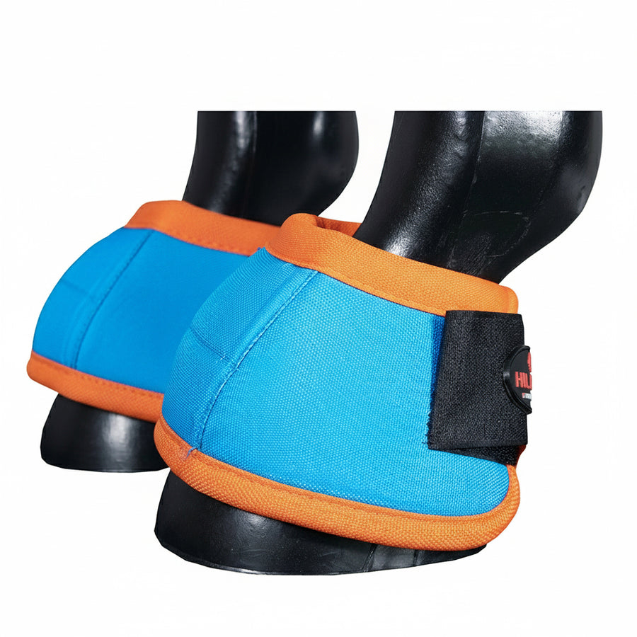 HILASON Ballistic Overreach Bell Boots for Horses Protective, Shock Absorbing, Durable and Comfortable Quick Wrap - Uhorse