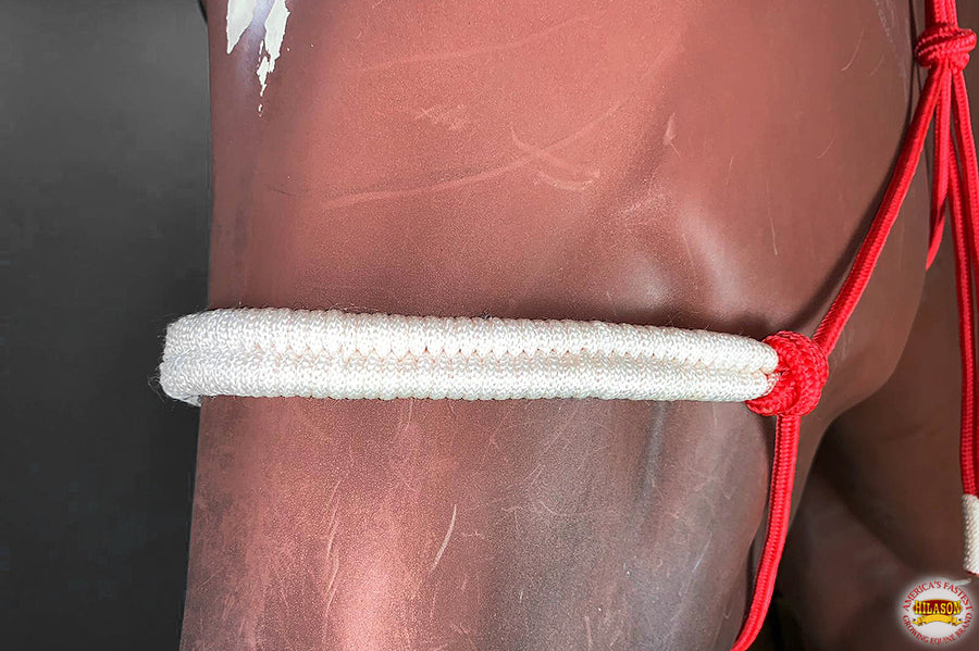 HILASON Western Horse Poly Rope Tied Adjustable Halter 8 Ft Lead