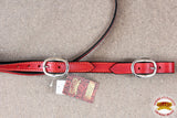 HILASON Western Horse Headstall Genuine American Leather red
