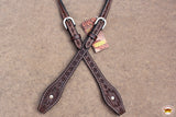 HILASON Western Horse Headstall Genuine American Leather brown