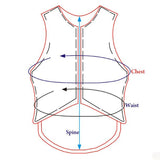 HILASON Equestrian Bull Riding Rodeo Safety Vest Protective Leather