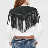 American Darling Black Genuine Suede leather ladies Dress Pink