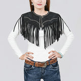 American Darling Black Genuine Suede leather ladies Dress Pink – by Hilason – Cowboy and equestrian accessories