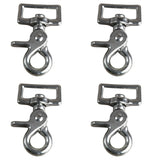 HILASON Trigger Scissor Snap Square Eye Clip Finger Clasp Release Clamp