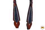 HILASON Western Horse Headstall Tack Genuine American Leather Brown