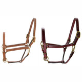 Hilason Western Horse Comfortable & Flexible Halter 3/4 In Width Genuine Leather