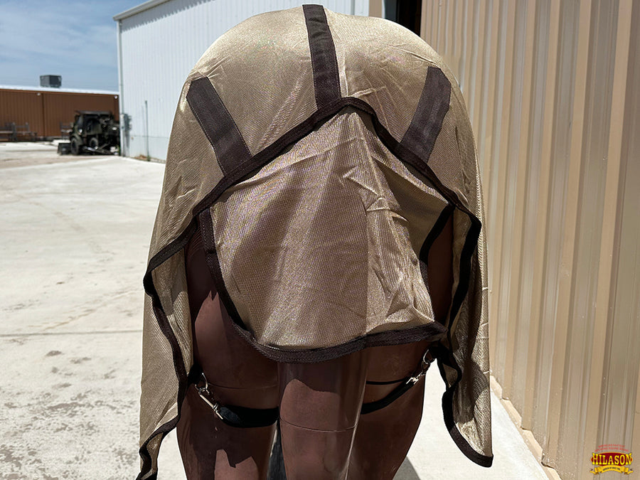 HILASON Horse Fly Sheet UV Protect Breathable Mesh Bug Mosquito Spring | Summer Horse Rug | Fly Rug