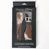 American Darling Beautifully Hair-On Genuine Leather I watch Strap Men