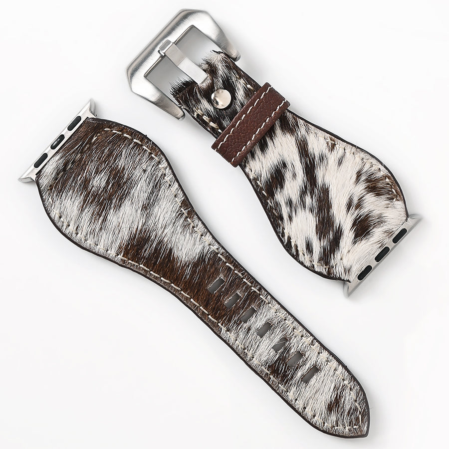 American Darling Beautifully Hair-On Genuine Leather I watch Strap Men and Women Unisex - Uhorse