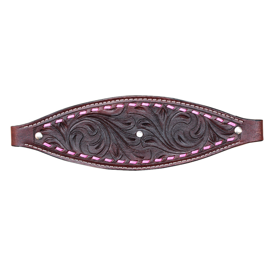 HILASON Western Horse Halter Noseband Genuine American Leather Dark Brown - Uhorse