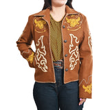 American Darling Western Embroidered Apparel - Artisan Handcrafted Woolen Jacket - Uhorse