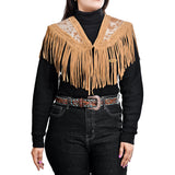 American Darling Western Leather Apparel - Handcrafted Hair On and Braided Luxe Cape - Uhorse
