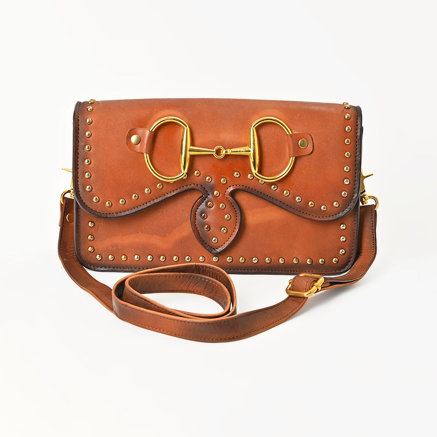 American Darling Small Crossbody Genuine Full Grain Leather Women Bag Western Handbag