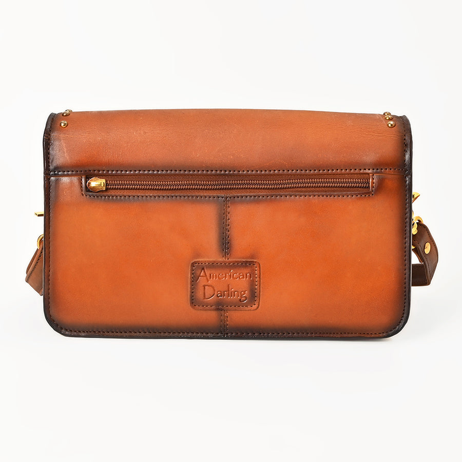 American Darling Small Crossbody Genuine Full Grain Leather Women Bag Western Handbag