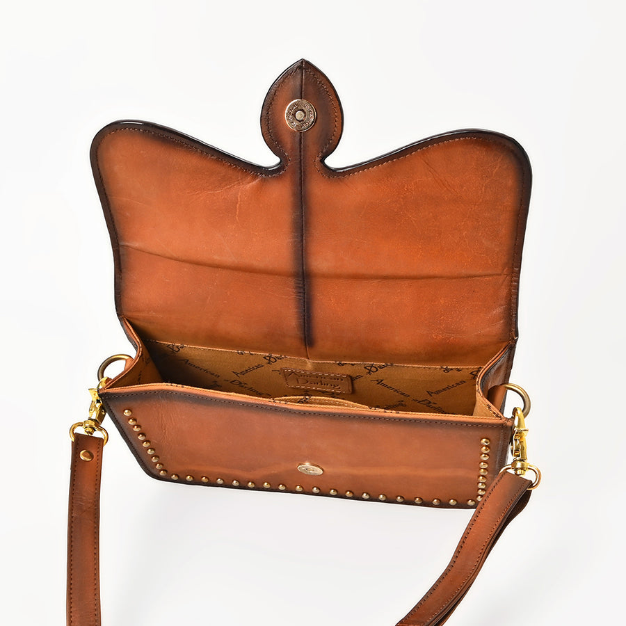 American Darling Small Crossbody Genuine Full Grain Leather Women Bag Western Handbag