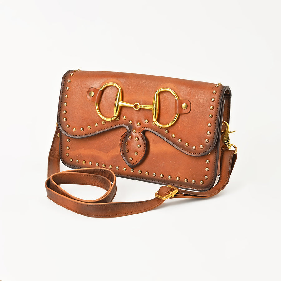 American Darling Small Crossbody Genuine Full Grain Leather Women Bag Western Handbag - Uhorse