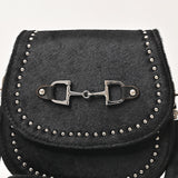 American Darling Crossbody Hair On Genuine Leather Women Bag Western Handbag