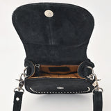 American Darling Crossbody Hair On Genuine Leather Women Bag W.