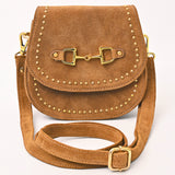 American Darling Crossbody Genuine Suede Leather Women Bag Western Handbag