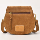 American Darling Crossbody Genuine Suede Leather Women Bag Western Handbag