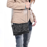 American Darling Crossbody Hand Tooled Genuine Leather Women Bag Western Handbag