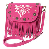 American Darling Women's Crossbody Bag Western Genuine Suede Leather Handbag