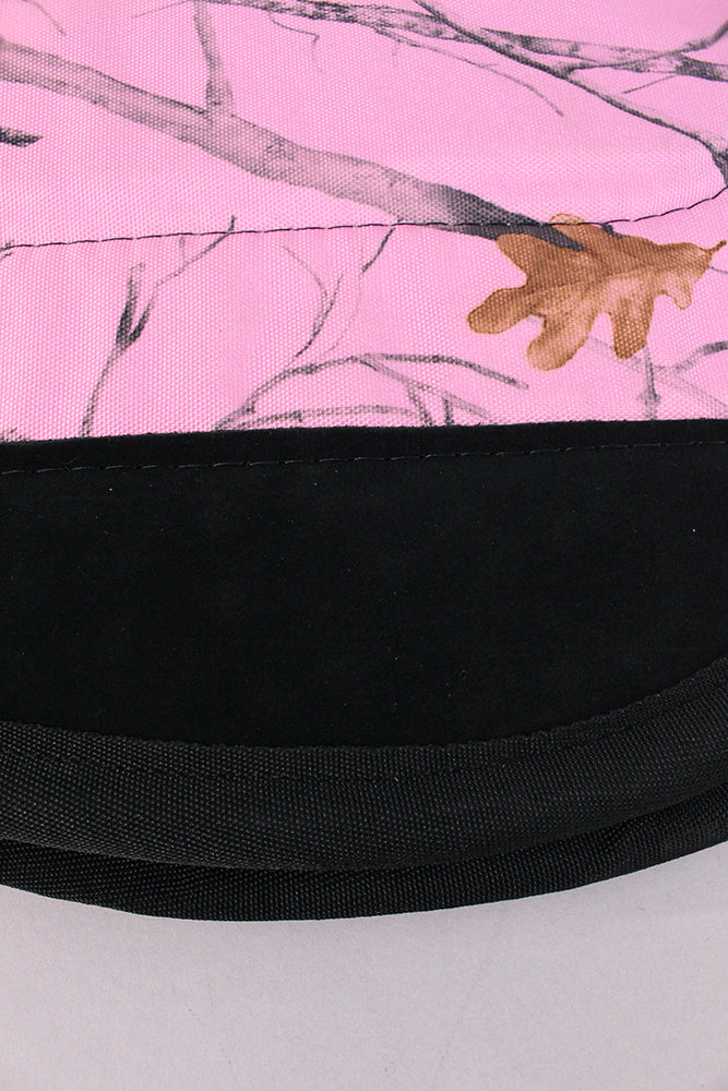 HILASON 28" X 26" Anti Slip Round Contoured H. Saddle Pad Pink Camo by Hilason Cowboy and equestrian accessories