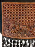 American Darling Cross Body Hand Tooled Genuine Leather Western Women Bag Handbag Purse