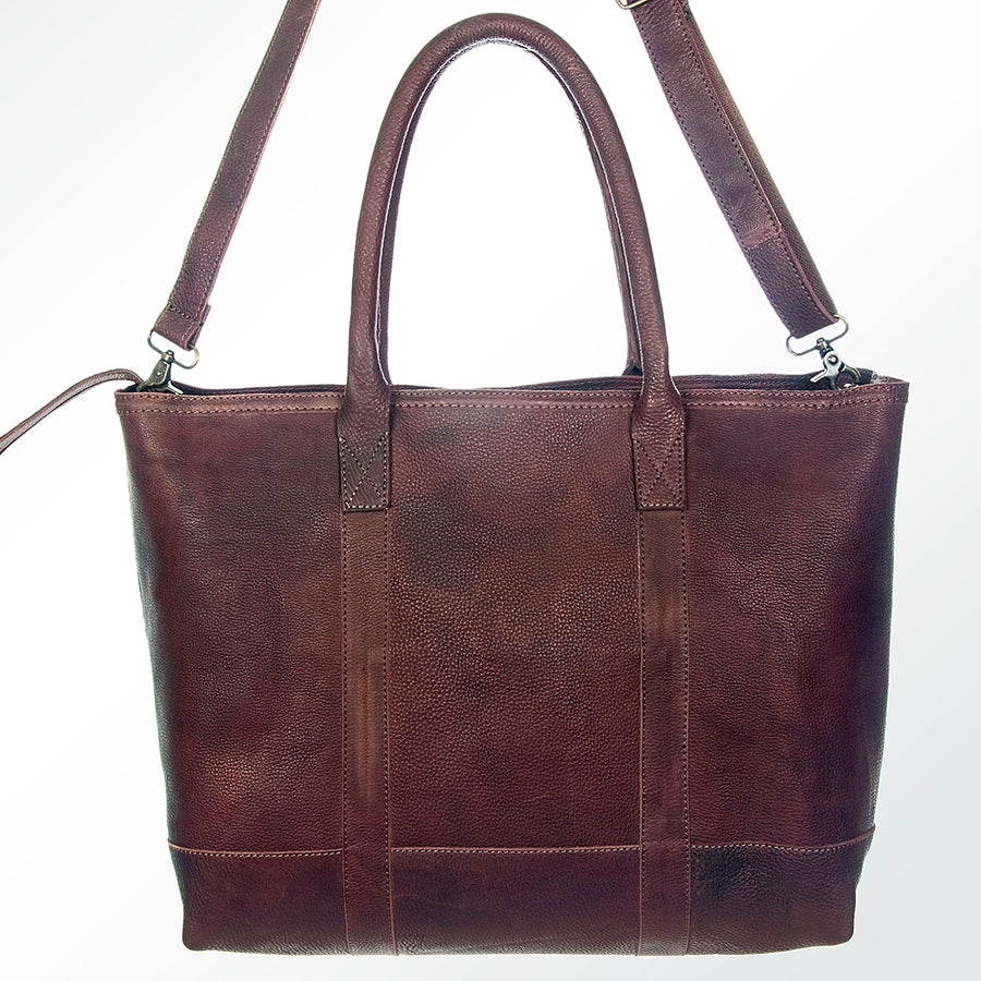 American Darling Women's Tote Bag Western Full Grain Genuine Leather Handbag