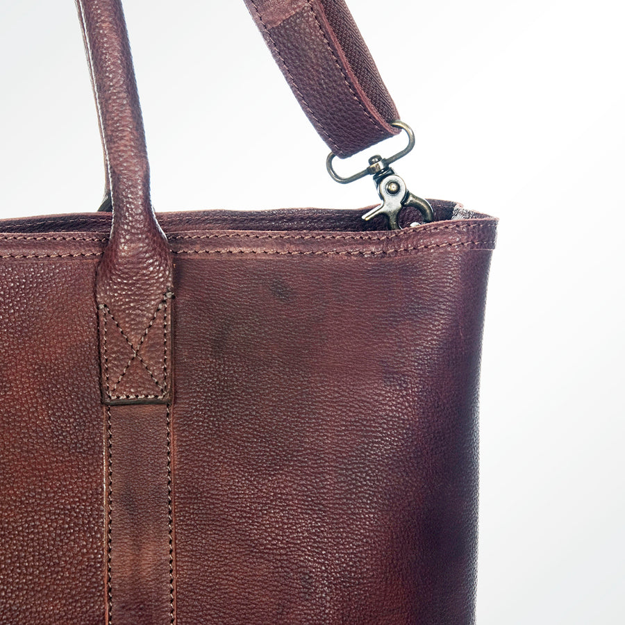 American Darling Women's Tote Bag Western Full Grain Genuine Leather Handbag