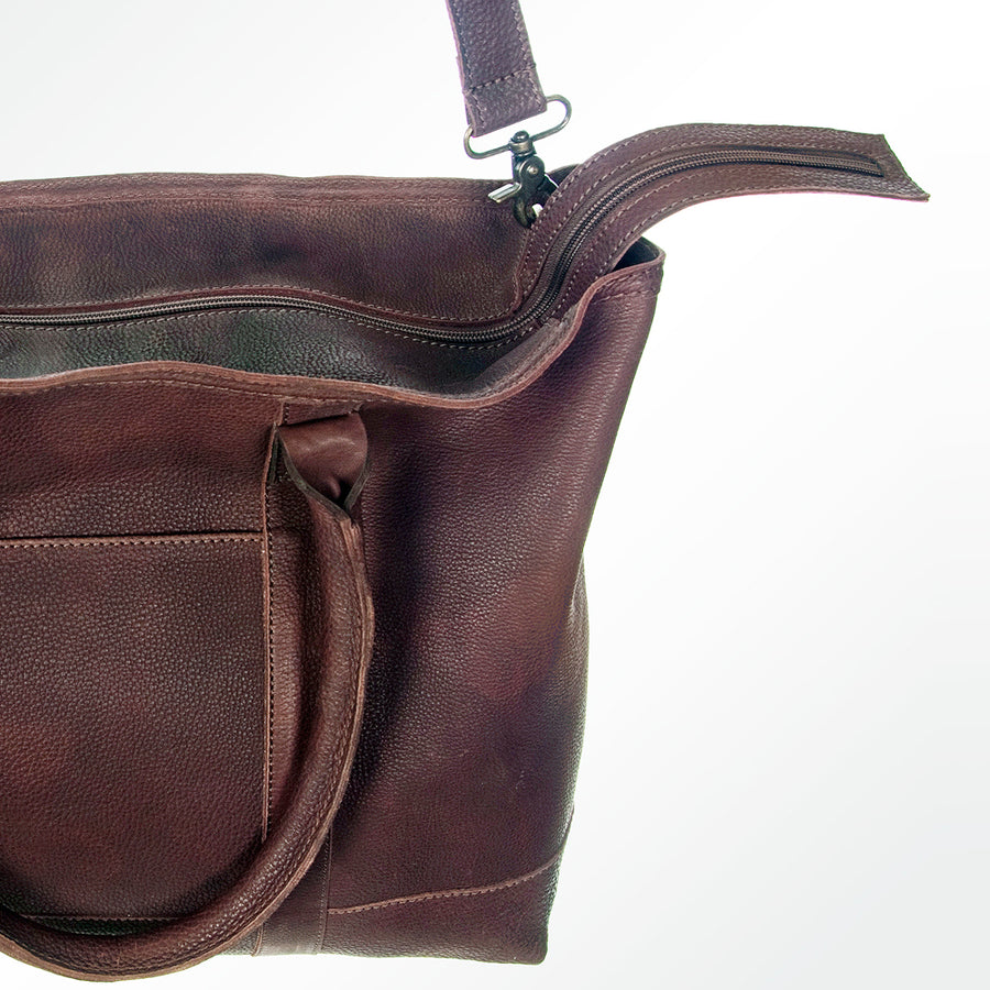 American Darling Women's Tote Bag Western Full Grain Genuine Leather Handbag
